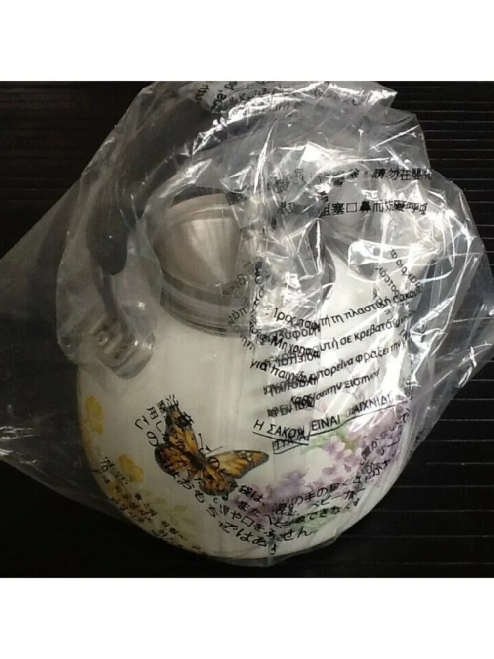 brand new LILAC PURPLE FLORAL Lenox Butterfly Meadow 2.5-Quart Tea Kettle
